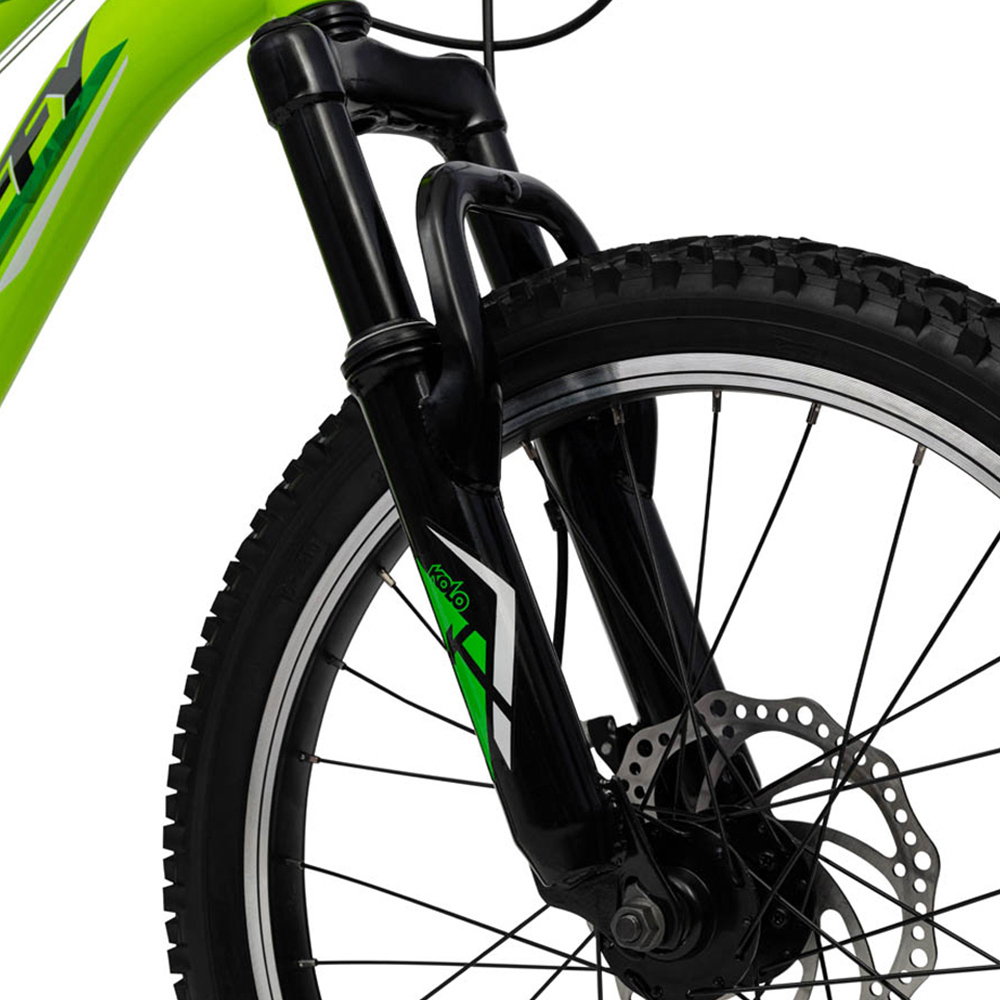 Huffy Extent 20349W Green Anti-Freeze 20 inch Kids Mountain Bike Image 5