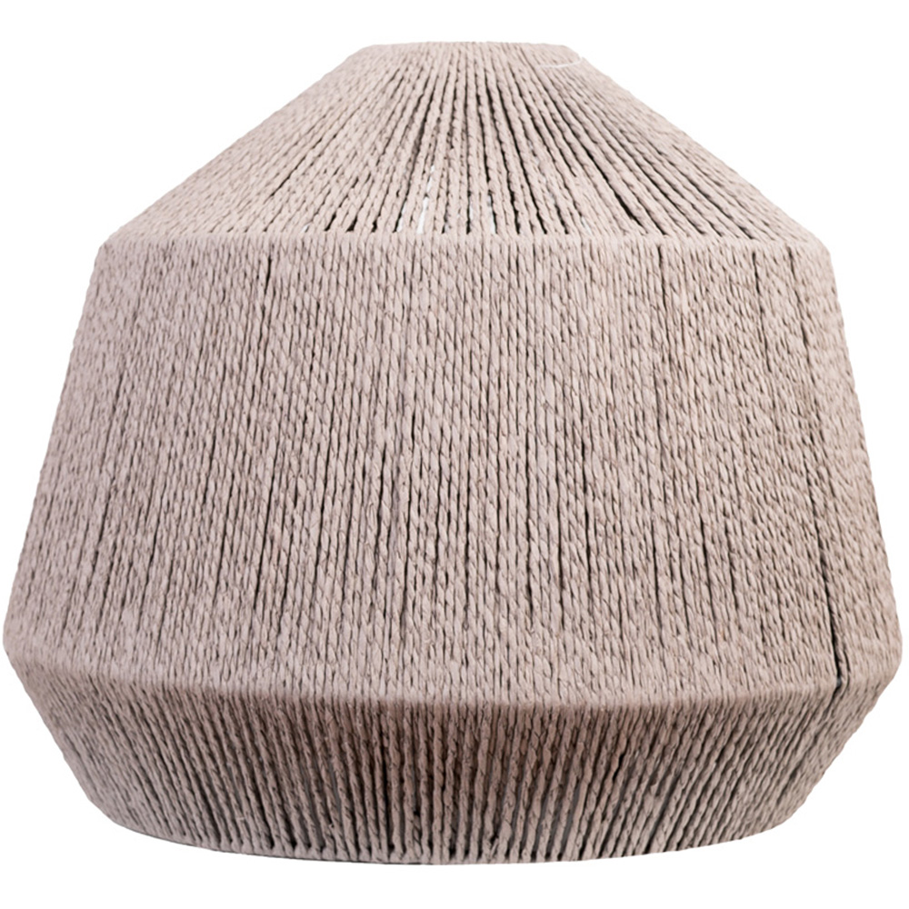 ValueLights Riad Grey Rope Ceiling Pendant Shade Image 1