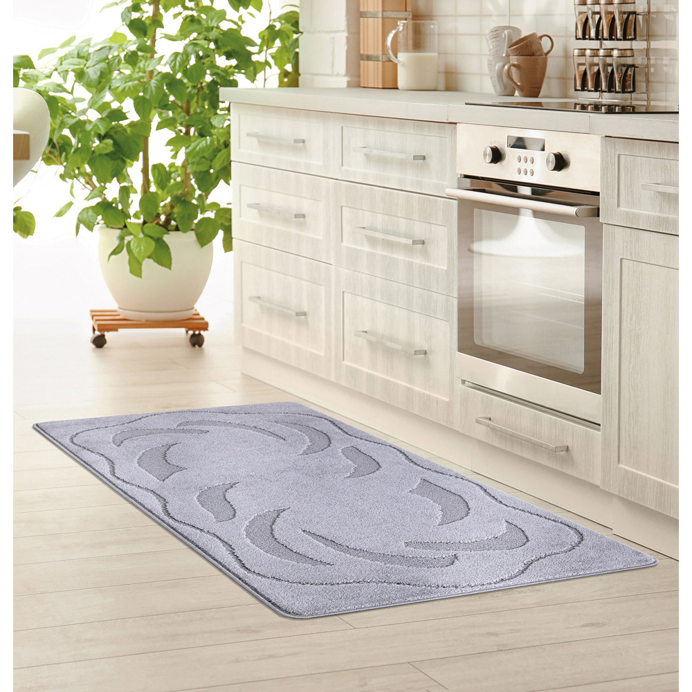 Smart Living Ovalack Dark Grey Gel Back Non-Slip Door Mat 50 x 80cm Image 2
