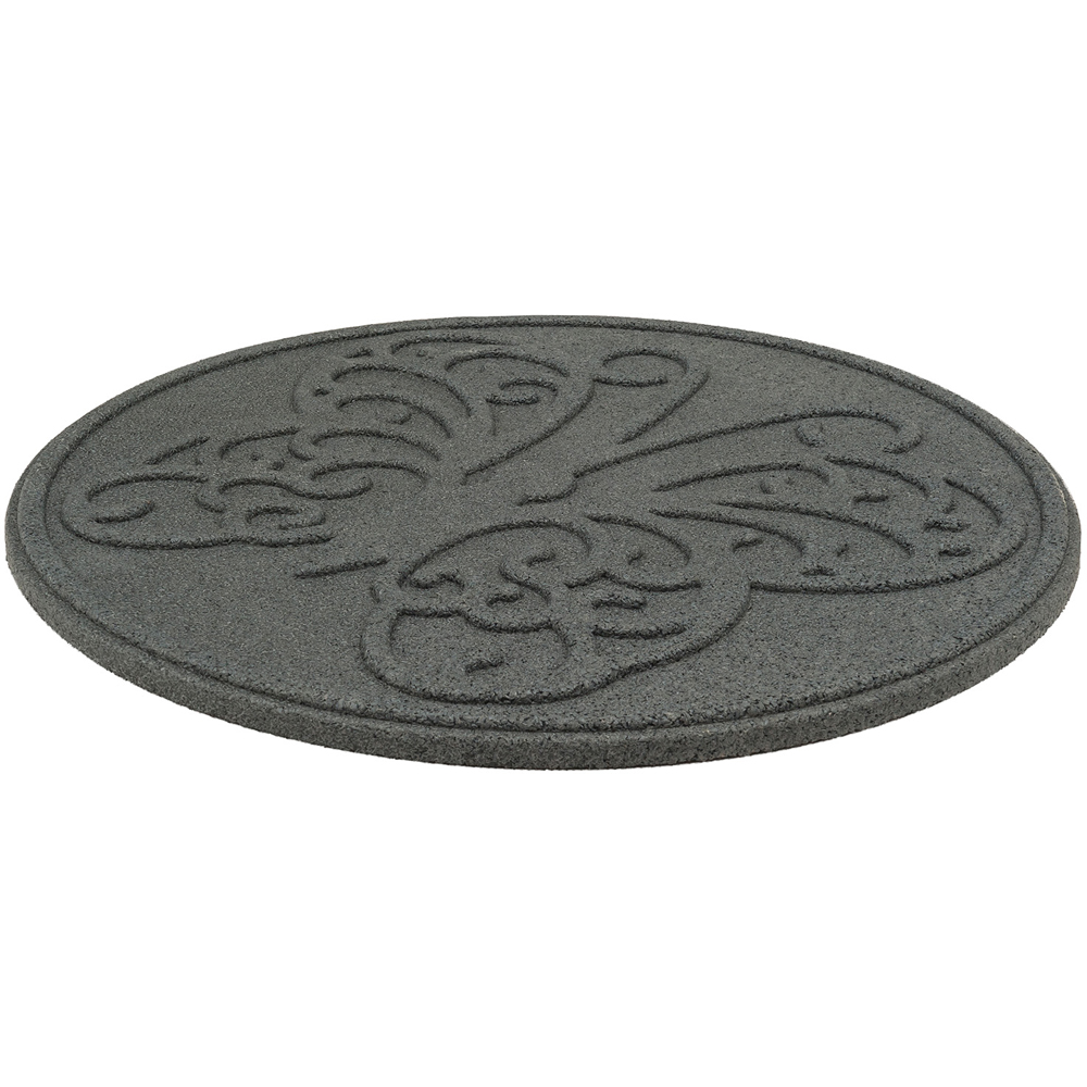 Nicoman Grey Butterfly Reversible Garden Stepping Stone 46cm 4 Pack Image 4