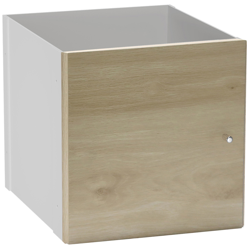 Homebase Single Door Light Oak Effect Cube Storage Insert 2 Pack Image 4
