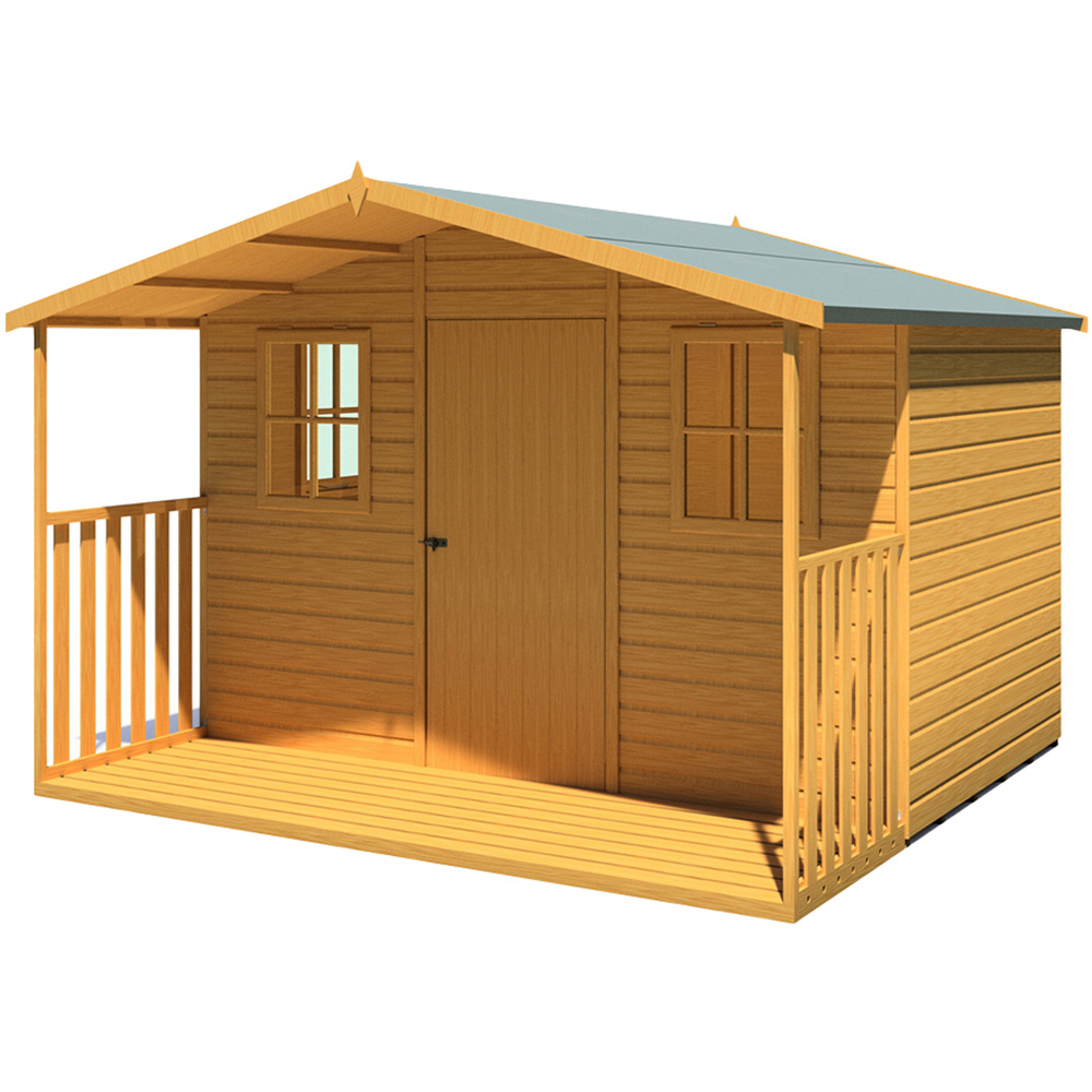 Shire Rothesay 10 x 9ft Shiplap Apex Garden Shed Image 2