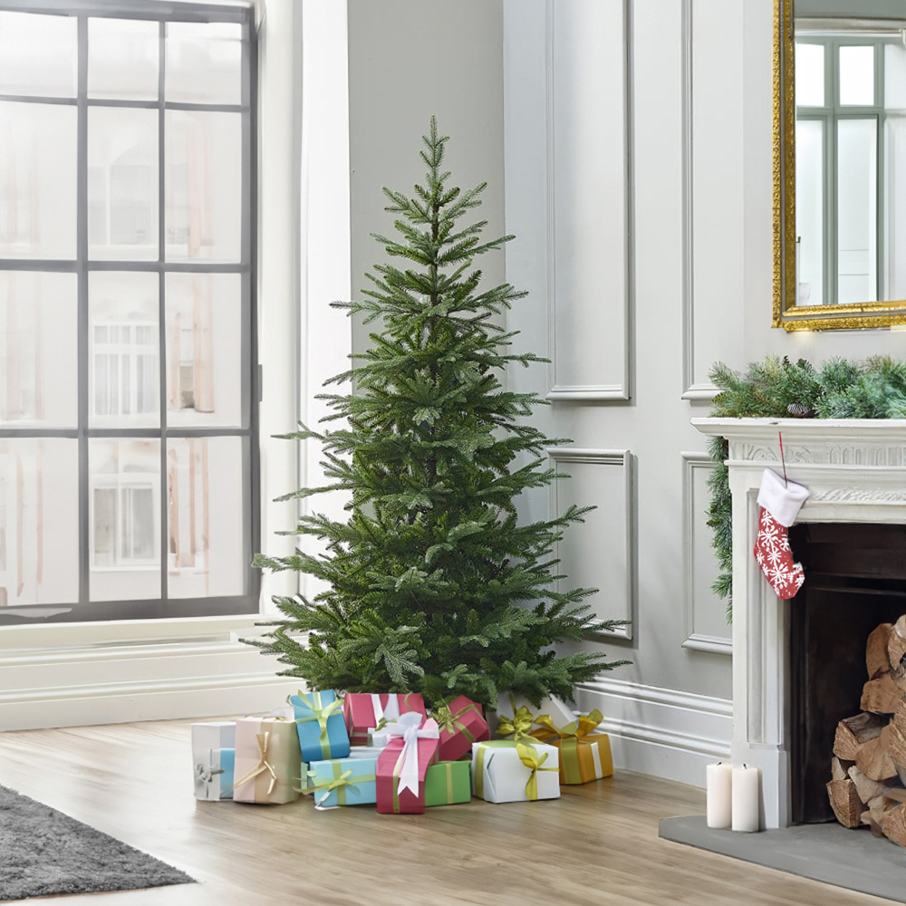 Neo Green PE Branch Tips Artificial Christmas Tree 7ft Image 2