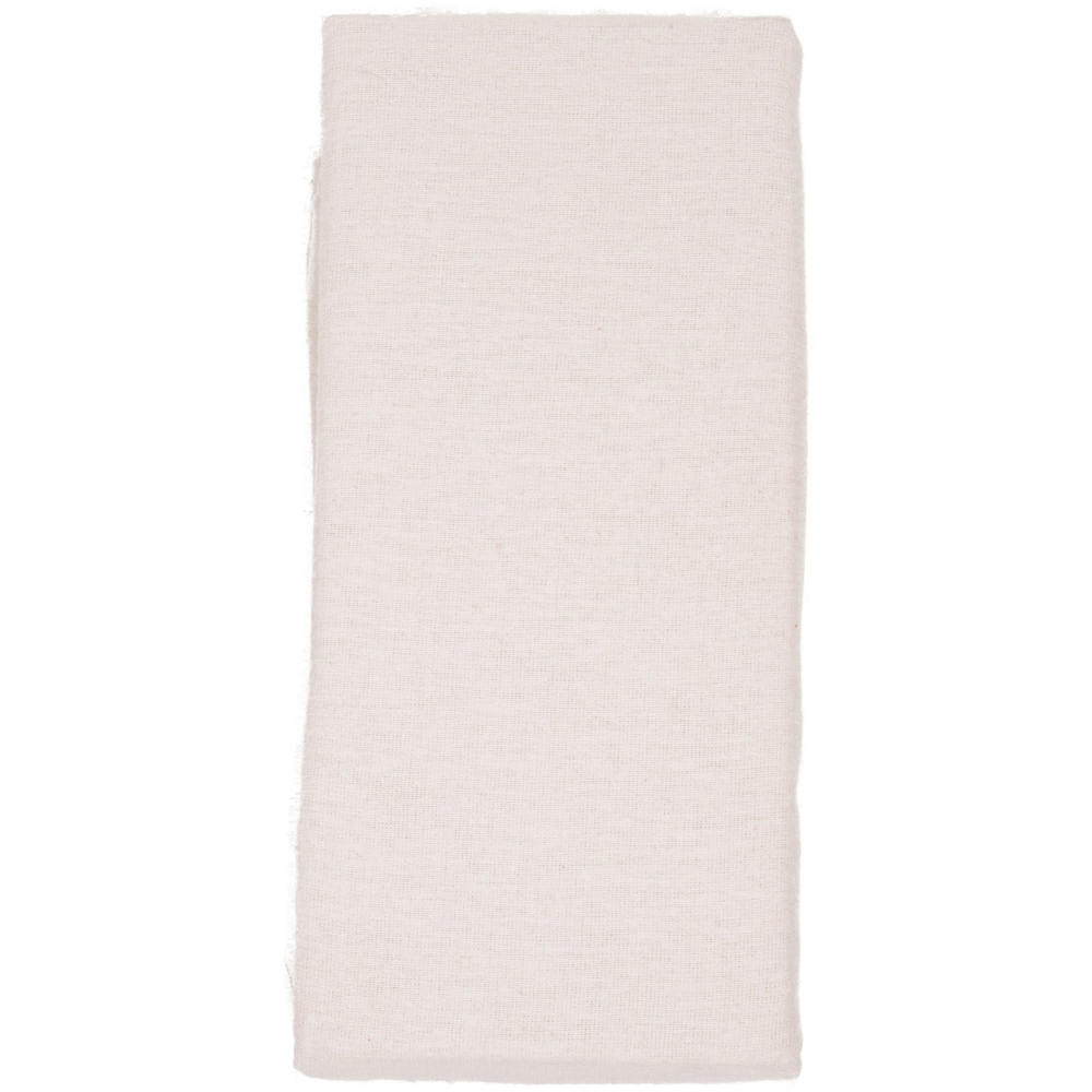 Brushed Cotton Plain Fitted Sheet Natural Single Image 2