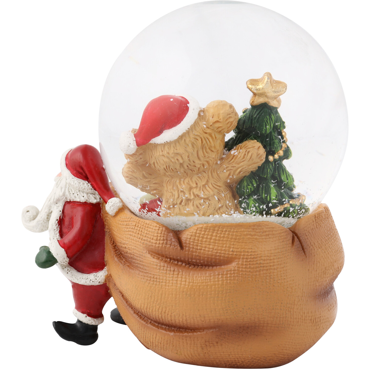 Cute Bear and Santa Snowglobe Image 3
