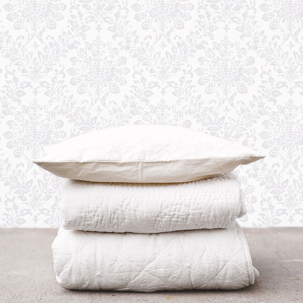 Galerie Nordic Elements Hand Printed Effect Silver and Grey Wallpaper Image 2