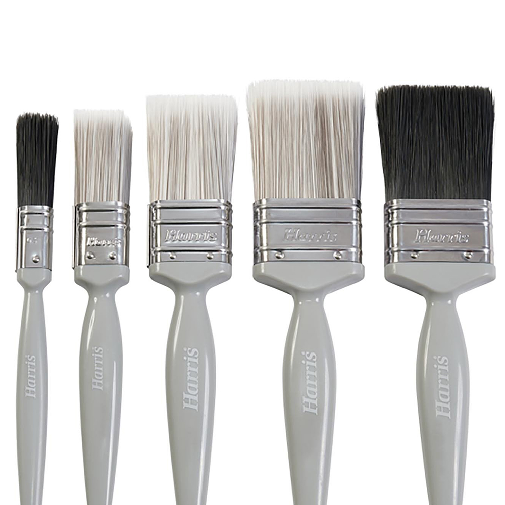 Harris 5 Pack Essentials Walls and Ceilings Gloss Brush Set Image 3