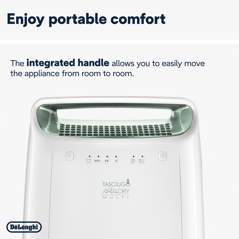 De'Longhi Tasciugo AriaDry Multi White Dehumidifier 12L Image 5