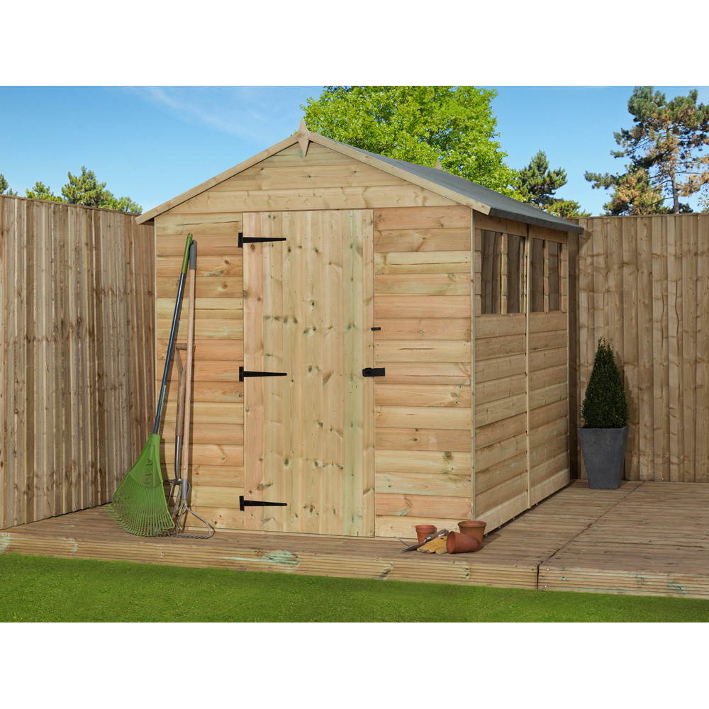 Empire Sheds 9200 5 x 12ft Tongue and Groove Apex Garden Shed Image 3