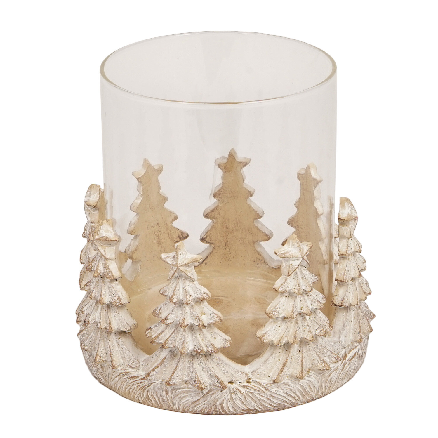 Natural Nordic Forest Candle Holder Decoration Image 2
