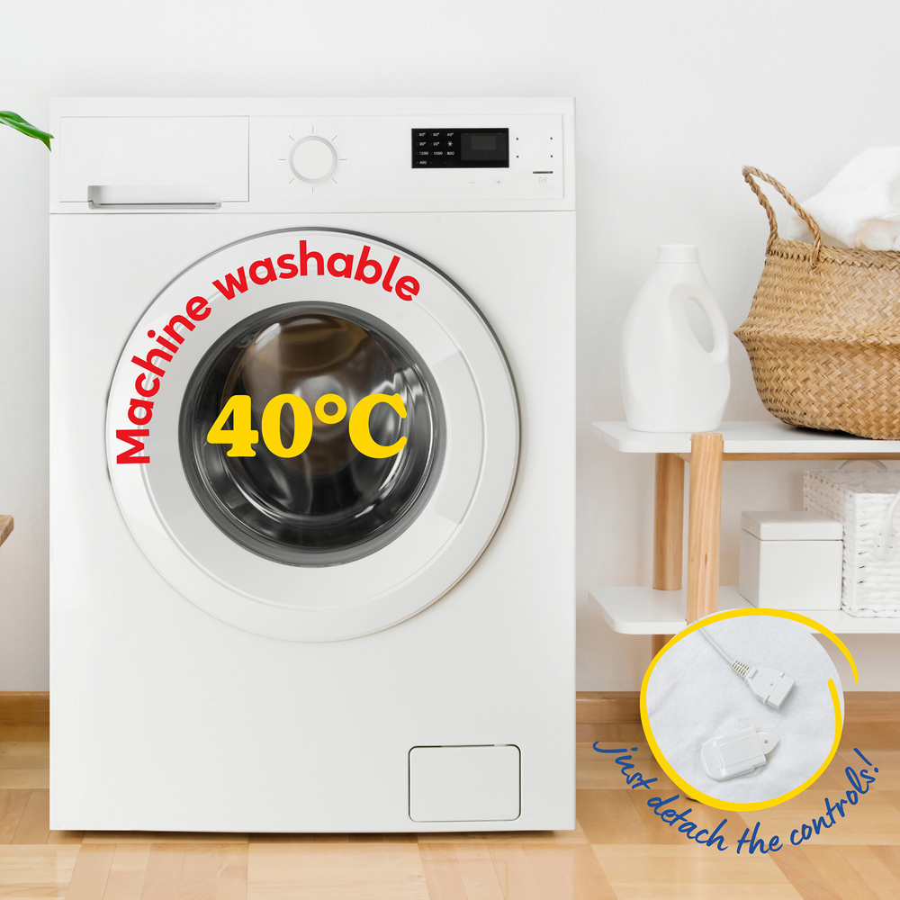 Russell Hobbs Single Electric Underblanket with 3 Heat Settings Image 5