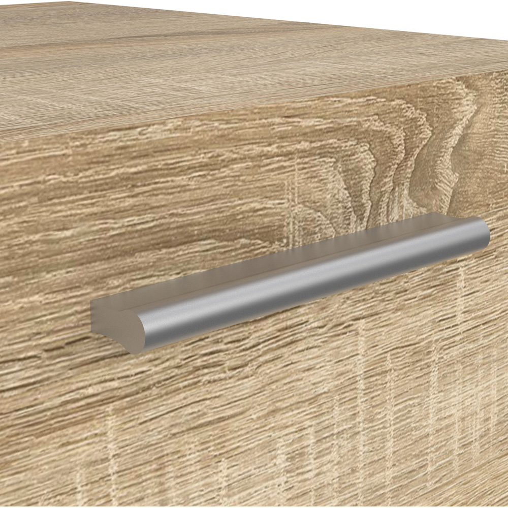Florence 2 Drawer Oak Bedside Table Image 5