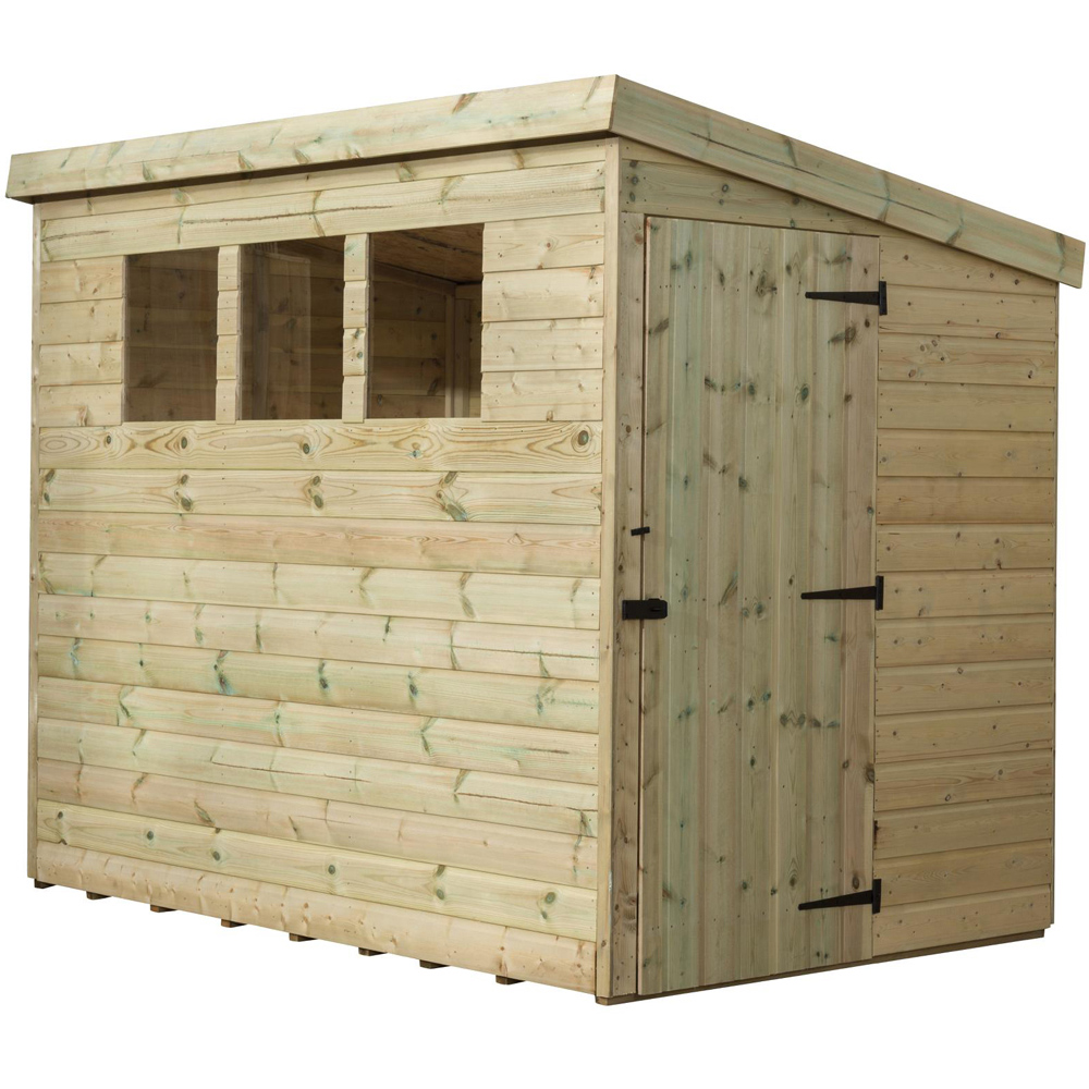 Empire Sheds 2500 6 x 5ft Tongue and Groove Wooden Pent Garden Shed Image 1