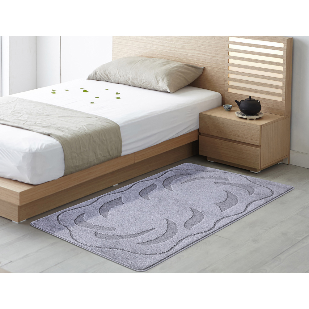 Smart Living Ovalack Dark Grey Gel Back Non-Slip Door Mat 50 x 80cm Image 4
