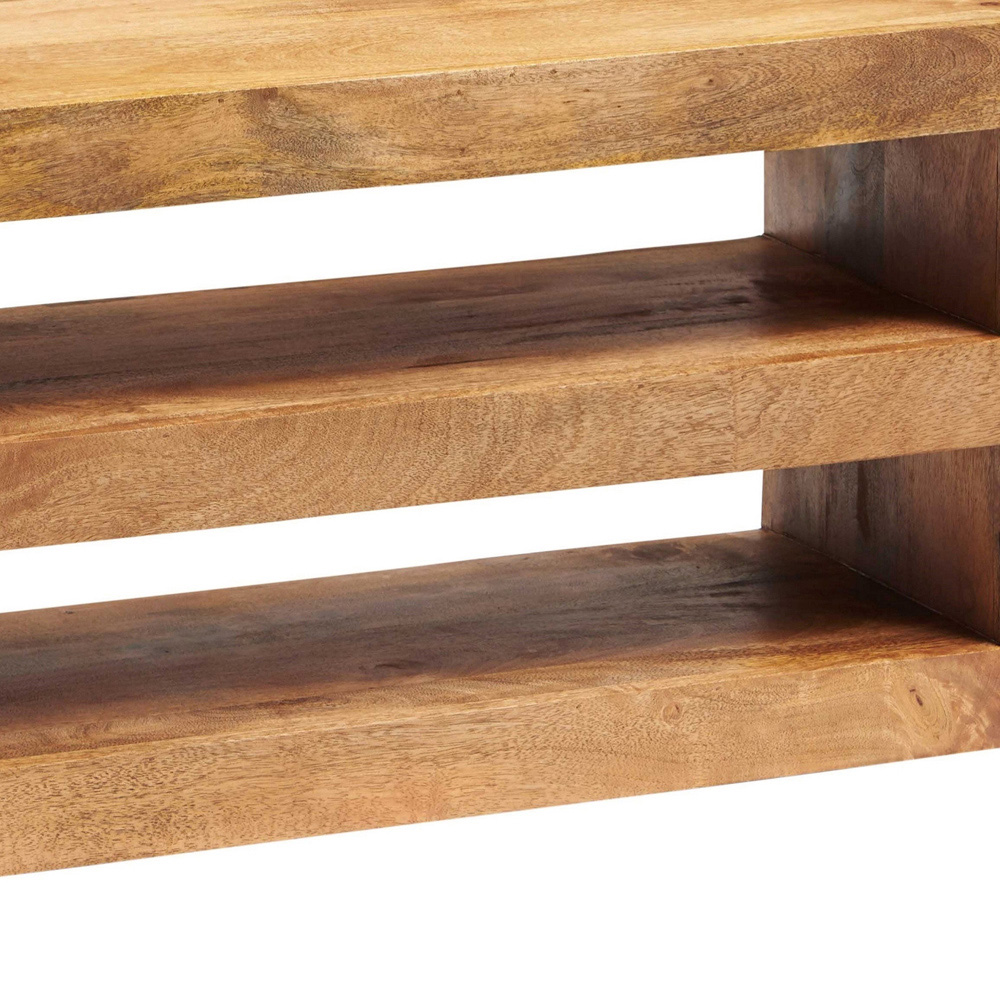 Brooklyn Napoli Toko 2 Shelf Light Mango Open Media Unit Image 3