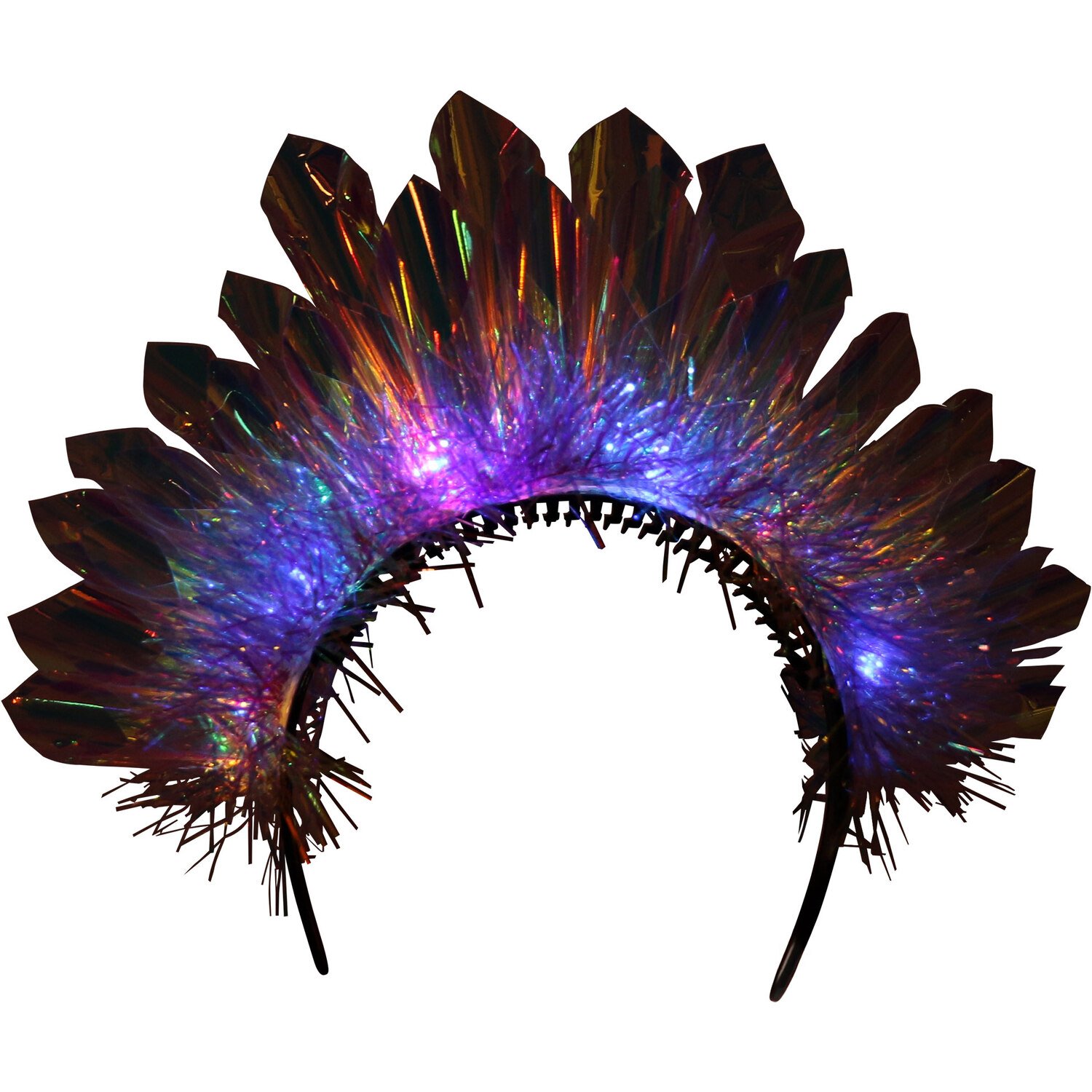 Iridescent LED Headband Image 3