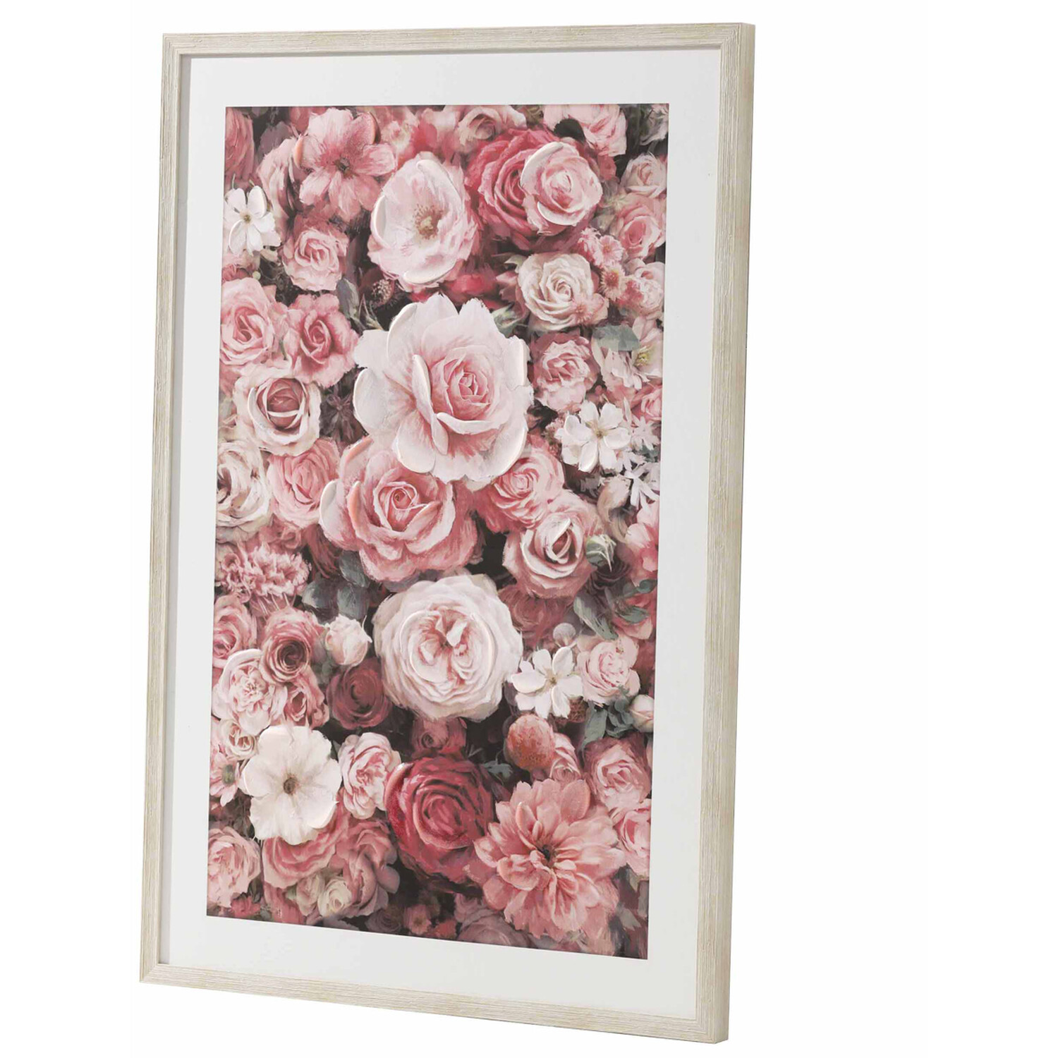 Roses Framed Gloss Art - Pink Image 2