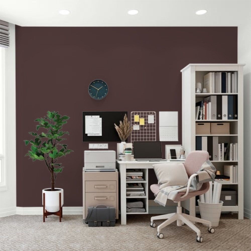 Johnstone's MY Colour Luxurious Durable Matt Paint Enchanting Eggplant Image 5