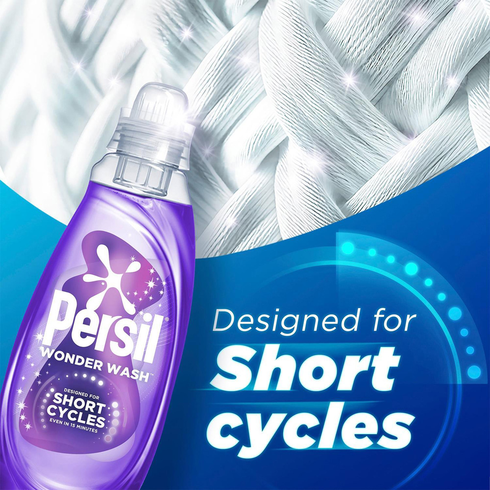 Persil Dazzling White Wonder Wash Liquid Laundry Detergent 55 Washes 1.485L 4 Pack Image 6