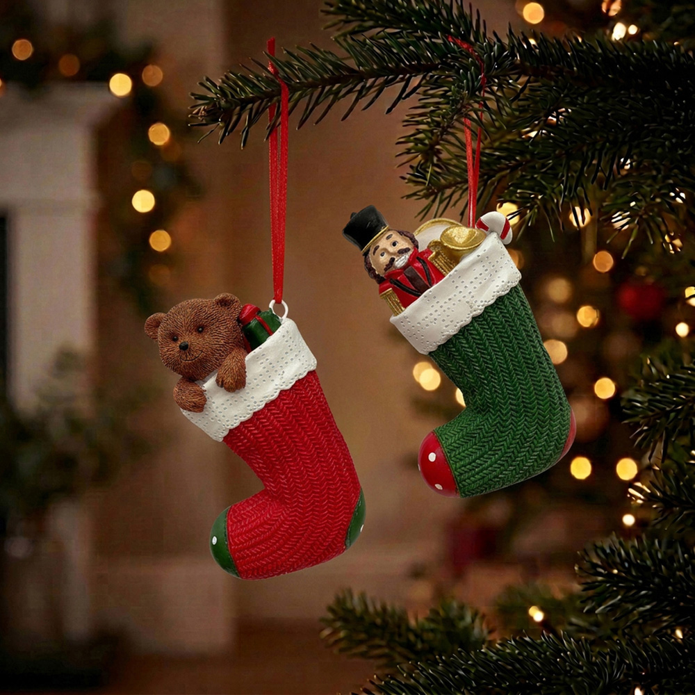 Character Stocking Hanging Decoration Multicolour Image 2