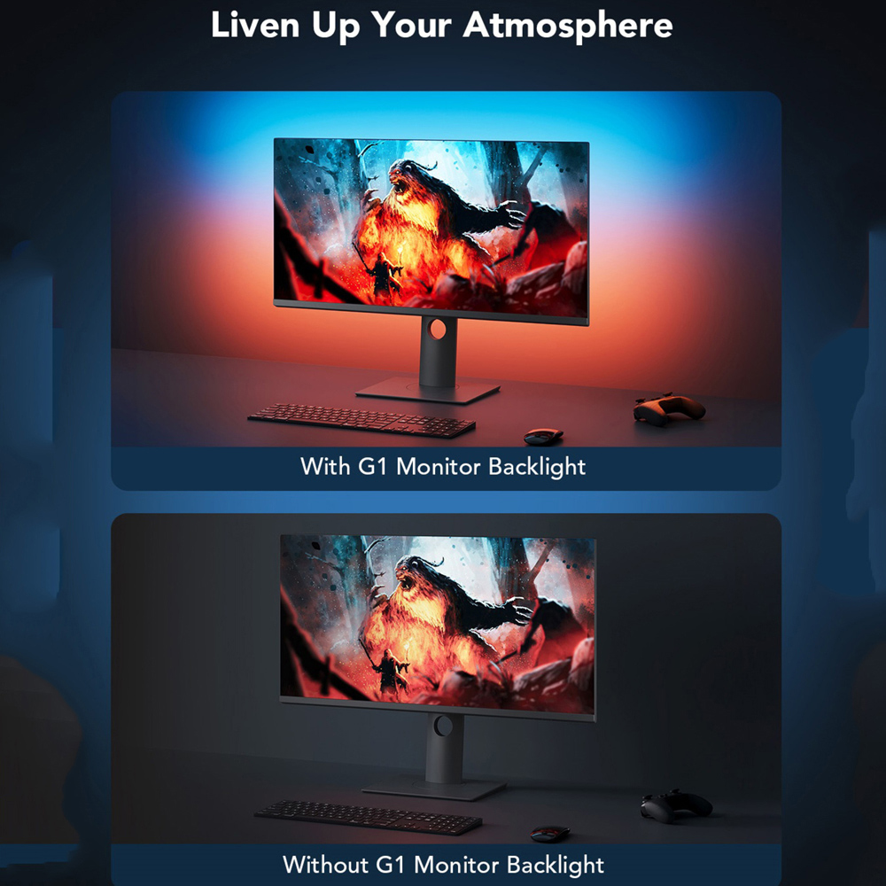 Govee G1 RGBIC LED Smart PC Gaming Strip Light 27-24 inch Image 7