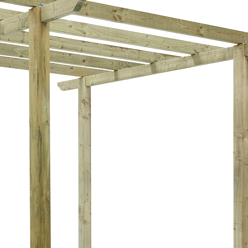 Shire Traditional 2.8 x 2.7m Pressure Treated Pergola Image 3