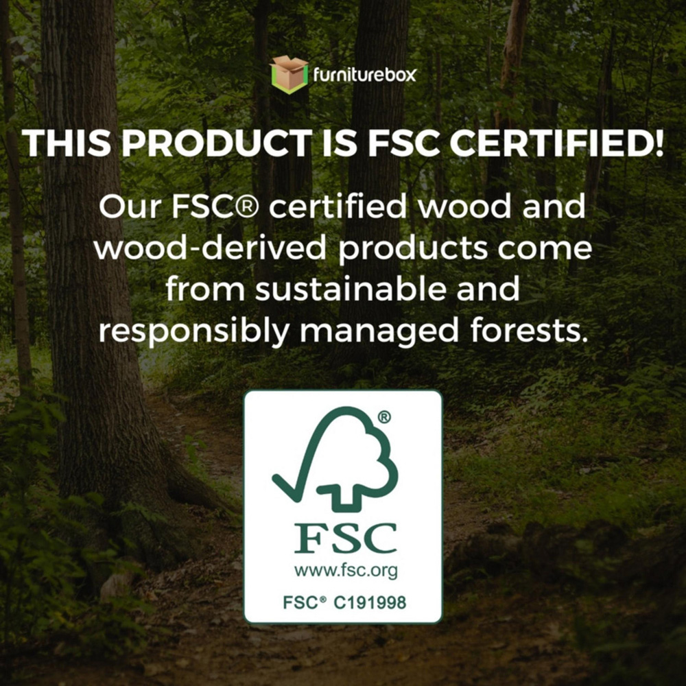 Furniturebox Metz + Essen 4 Seater Wooden Outdoor Dining Set Image 9