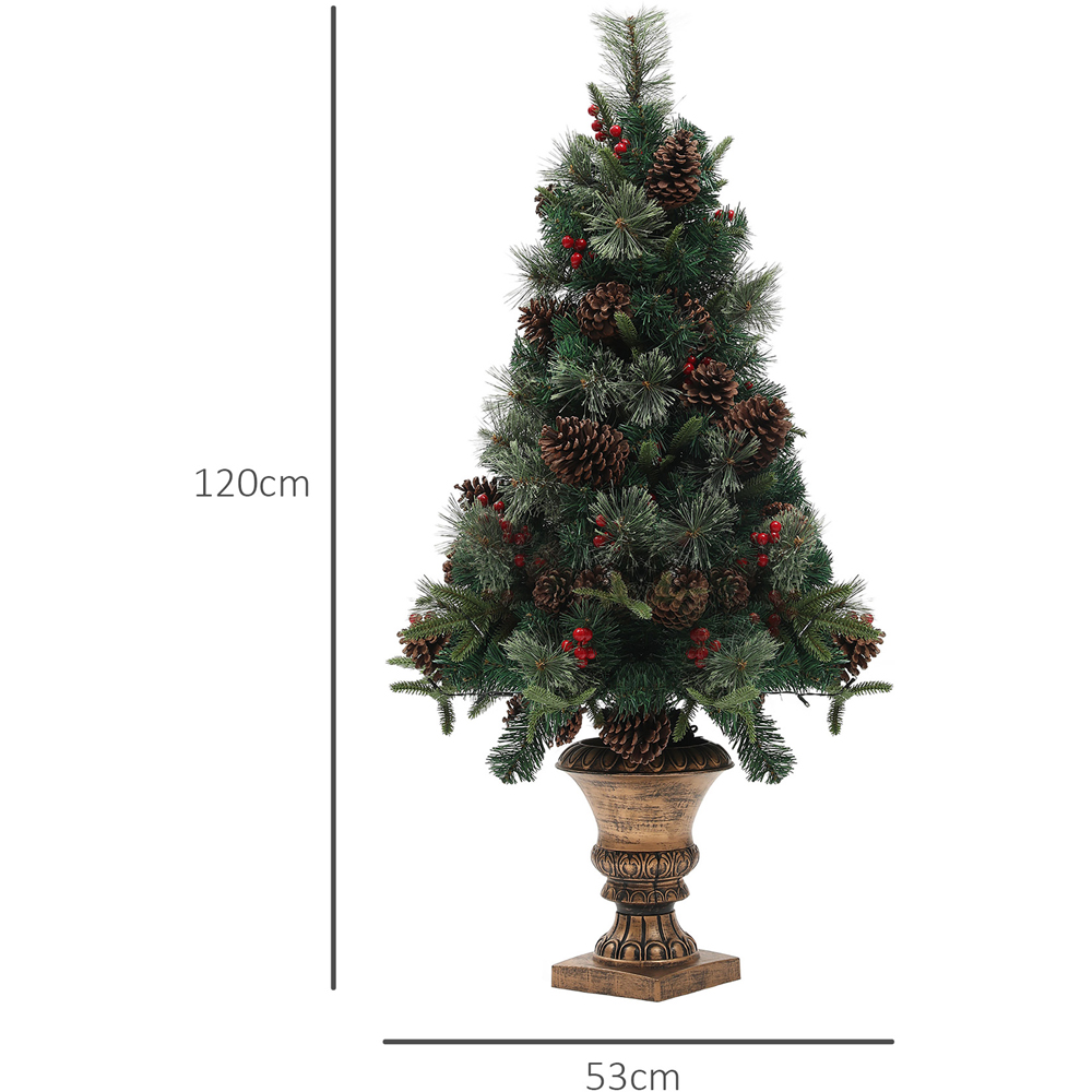 Everglow Warm White LED Pre-Lit Artificial Christmas Tree 4ft Image 3