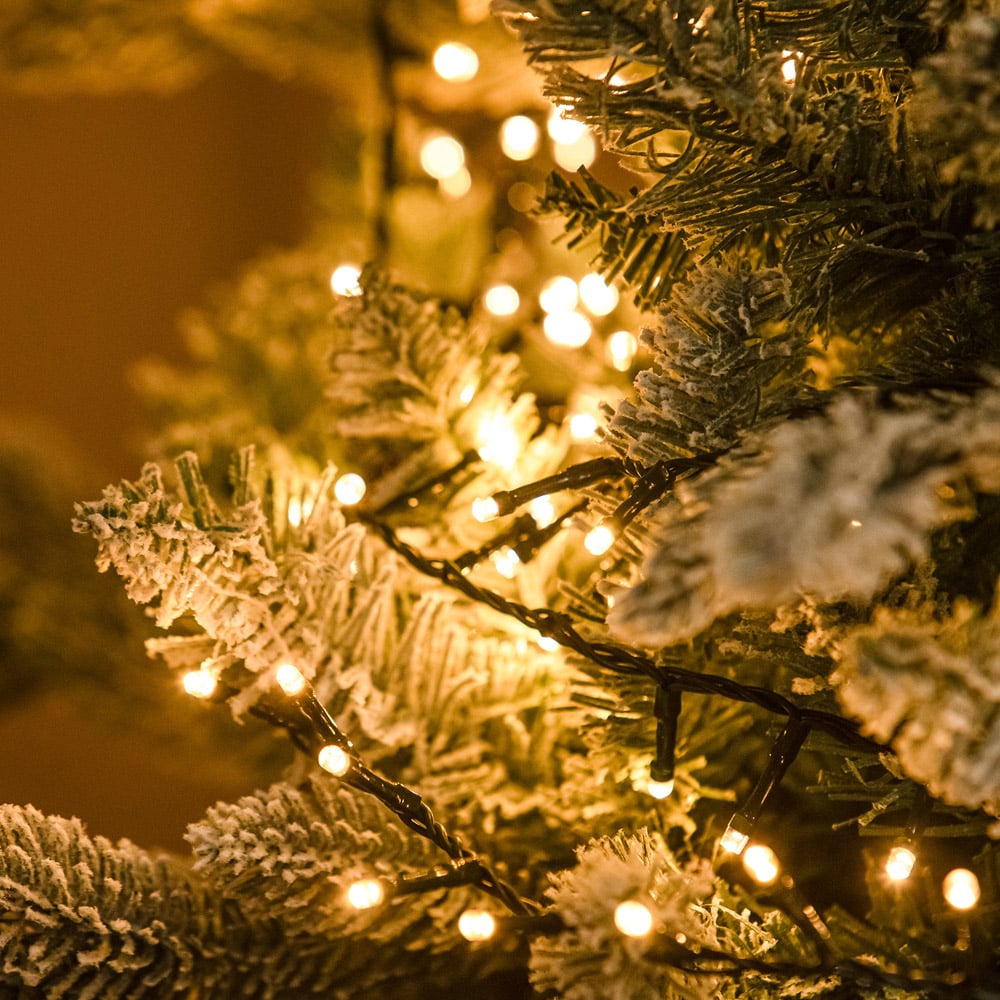 The Christmas Centre 960 Warm White LED Multifunction Green Cable String Light 82m Image 4