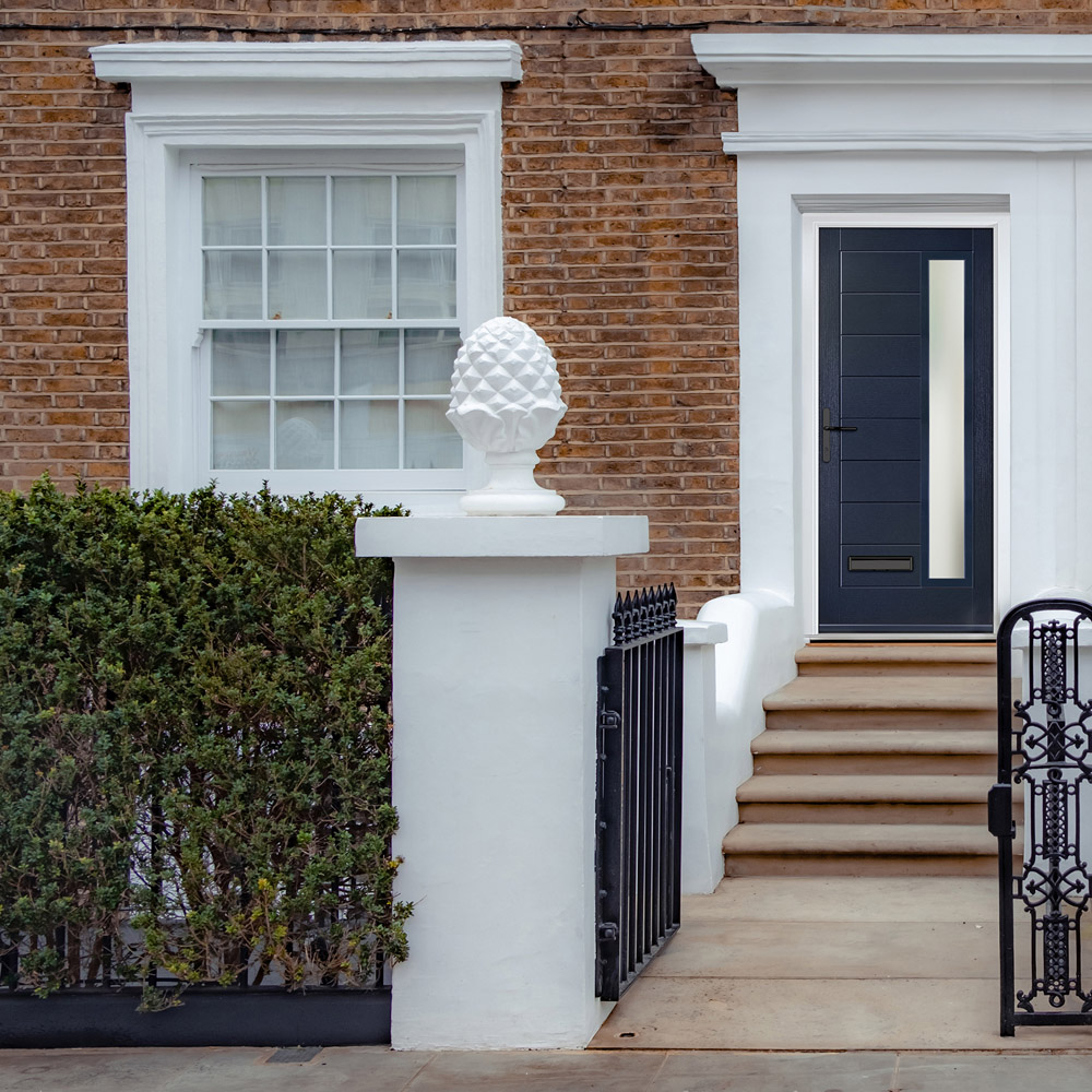 Crystal-Direct Monza Blue GRP Stipolytte Glass Right Hand Open Front Door 2090 x 920mm Image 2