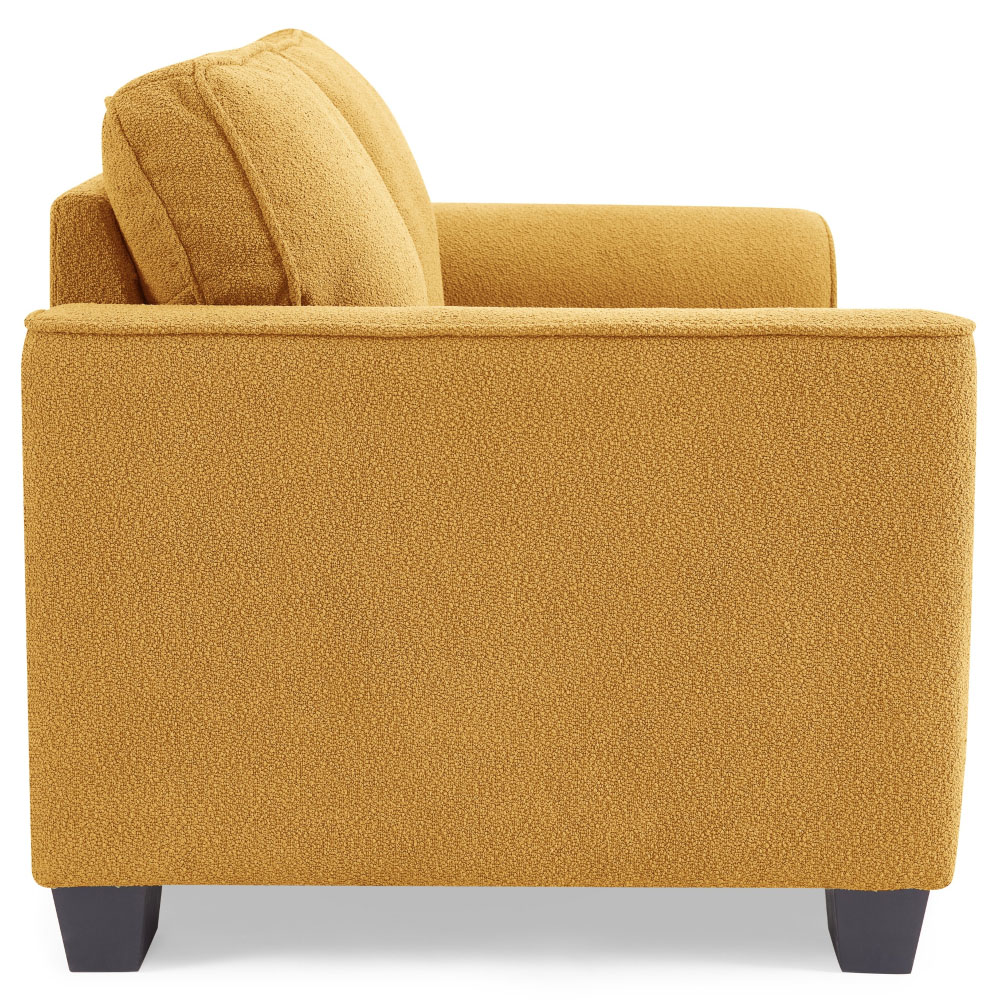 Home Detail Jada 3 Seater Mustard Boucle Sofa Image 4