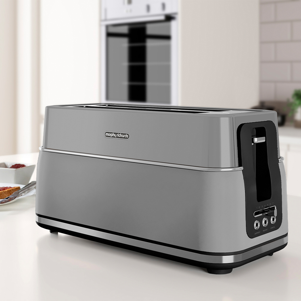 Morphy Richards Signature Grey 4 Slice Toaster Image 2