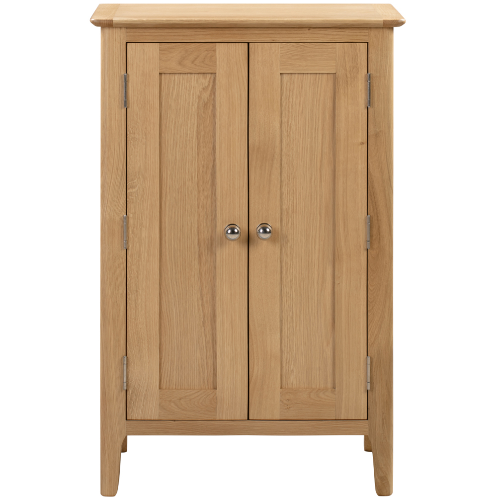 Julian Bowen Cotswold Oak and Veener Shoe Cupboard Image 4