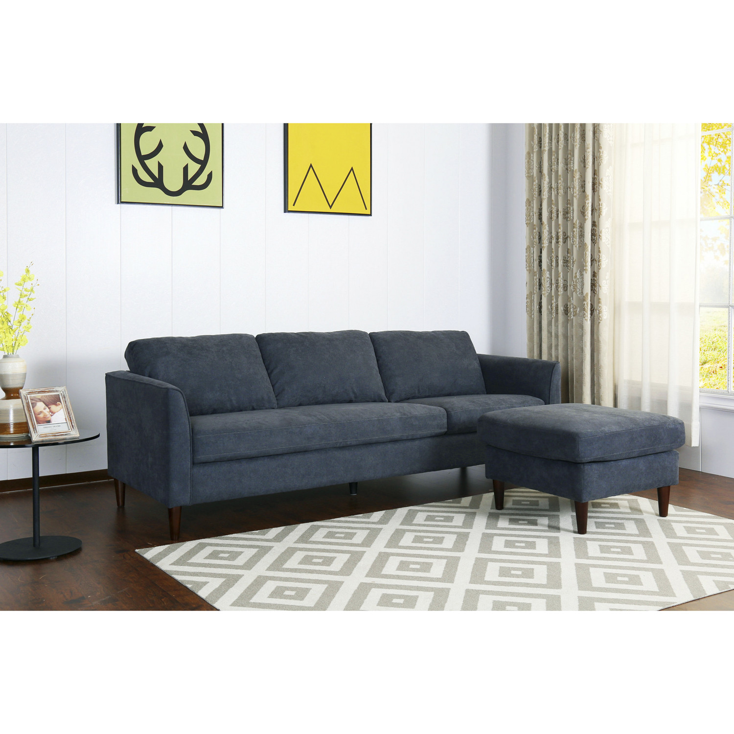 Bronx Corner Sofa - Slate Grey Image 2