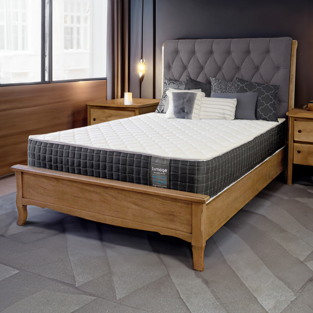 Limoge Cloud Double Medium Pillow Top Pocket Sprung Mattress Image 2