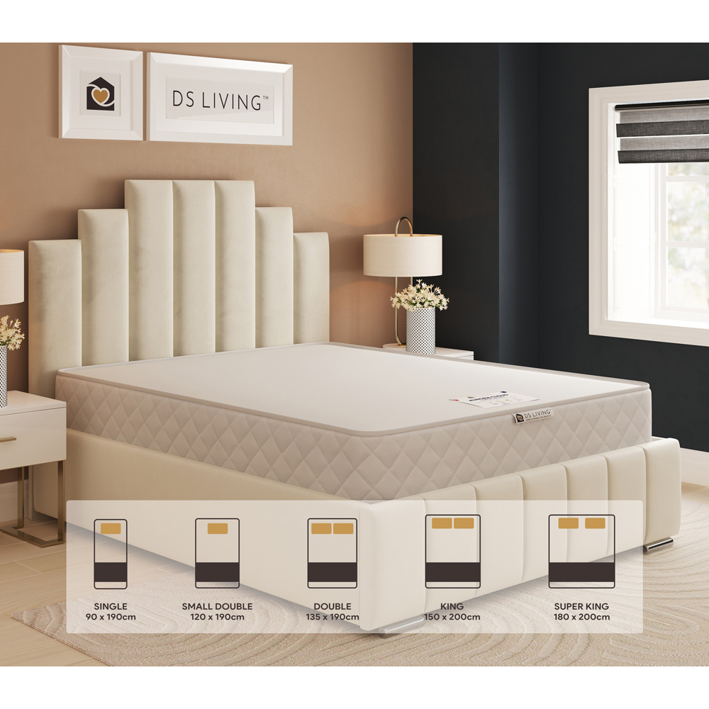 DS Living Glacier Nightfall Super King Size Gel Enhanced Bonnell Spring Mattress Image 8