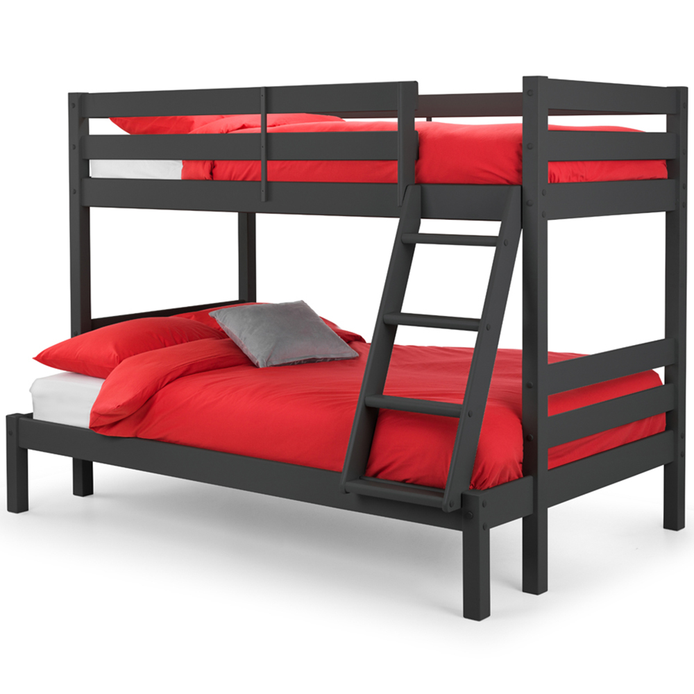 Julian Bowen Merlin Anthracite Sleeper Bunk Bed Image 3