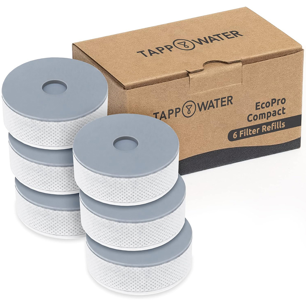 Tappwayer T3-P006 EcoPro Compact Tap Water Filter Refill 6 Pack Image 2
