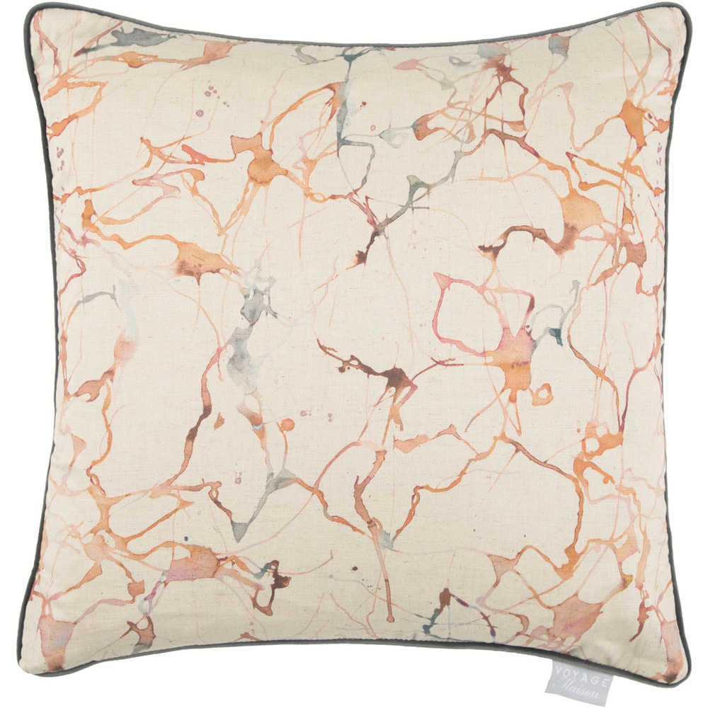 Voyage Maison Additions Carrara Rosewater 2 Printed Feather Filled Cushion 50cm Image 1