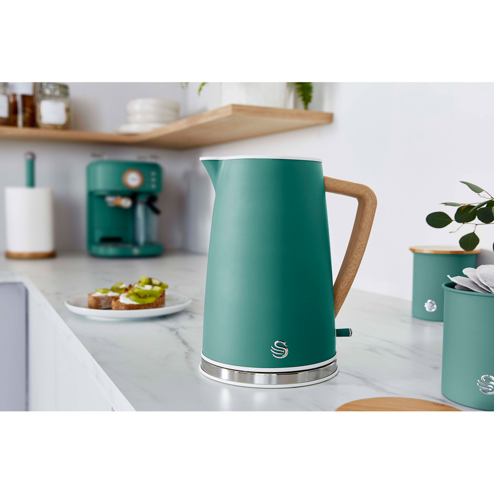 Swan Nordic EEJB142 Green 2 Slice Toaster 1.7L Kettle and 20L Microwave Bundle Image 8
