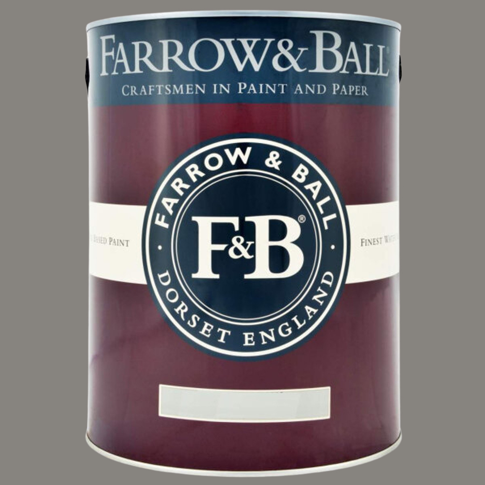 Farrow & Ball Interior Wood and Metal 276 Mole's Breath Flat Eggshell Paint 5L Image 2