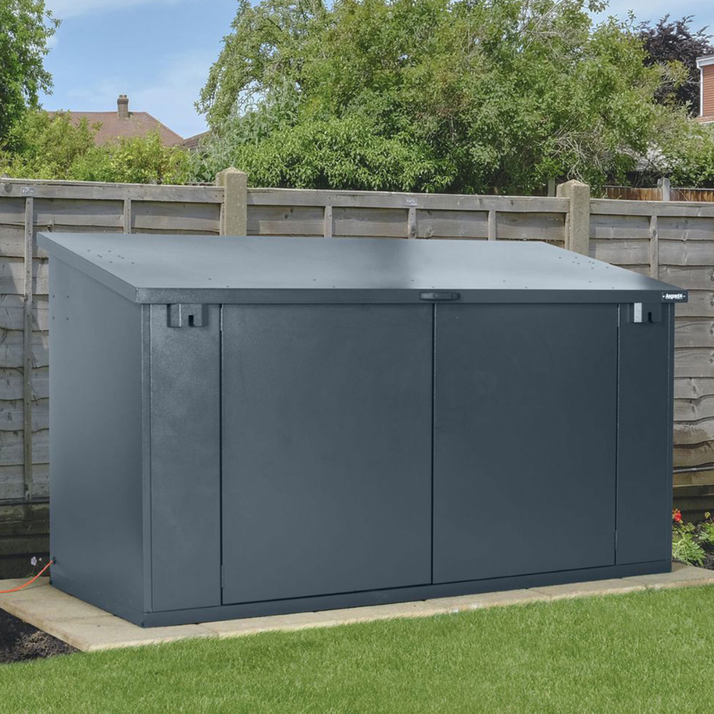 Asgard Access E Plus 8 x 4ft Double Door Cream Garden Shed Image 7