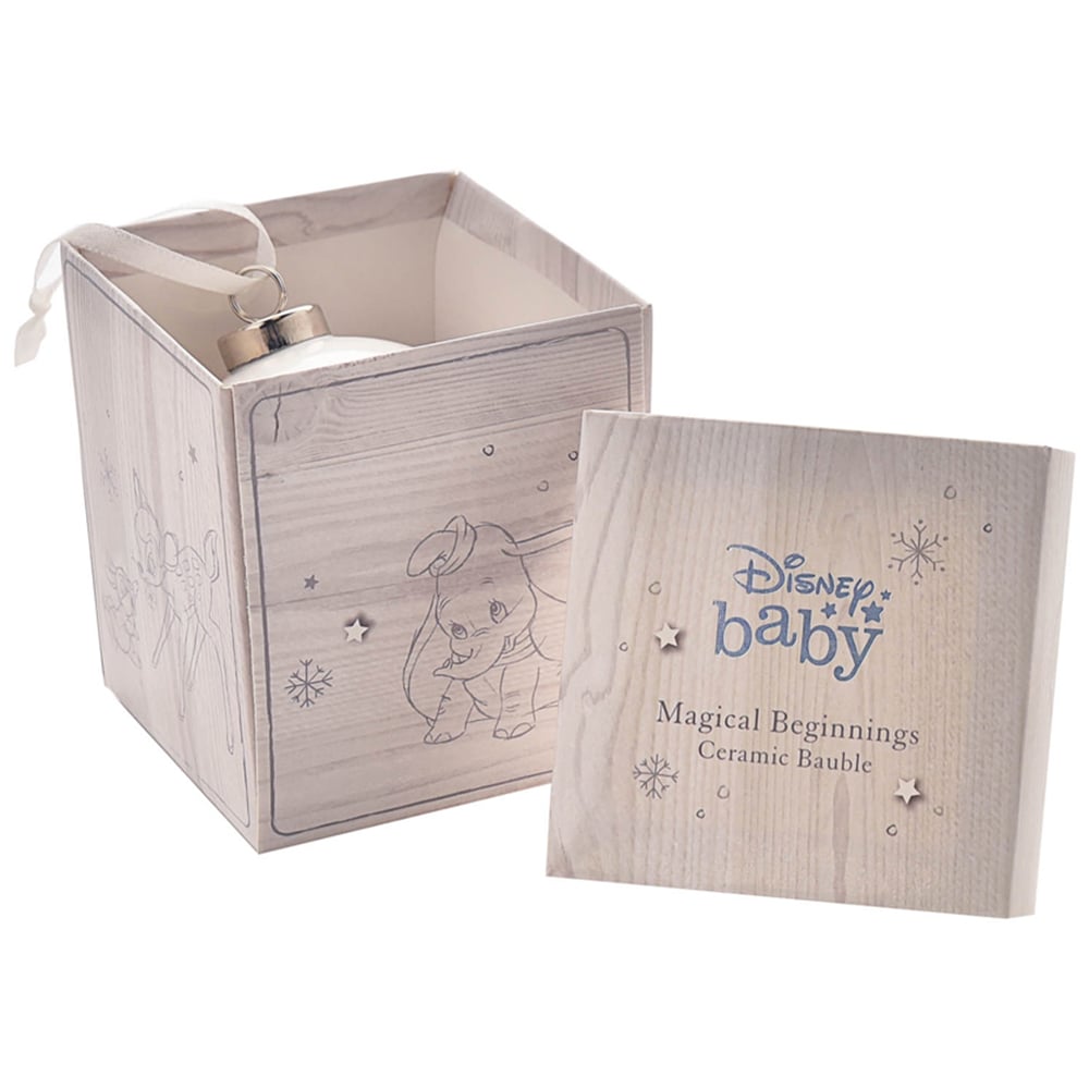 Disney Mickey Ceramic Daddy Christmas Bauble Image 2