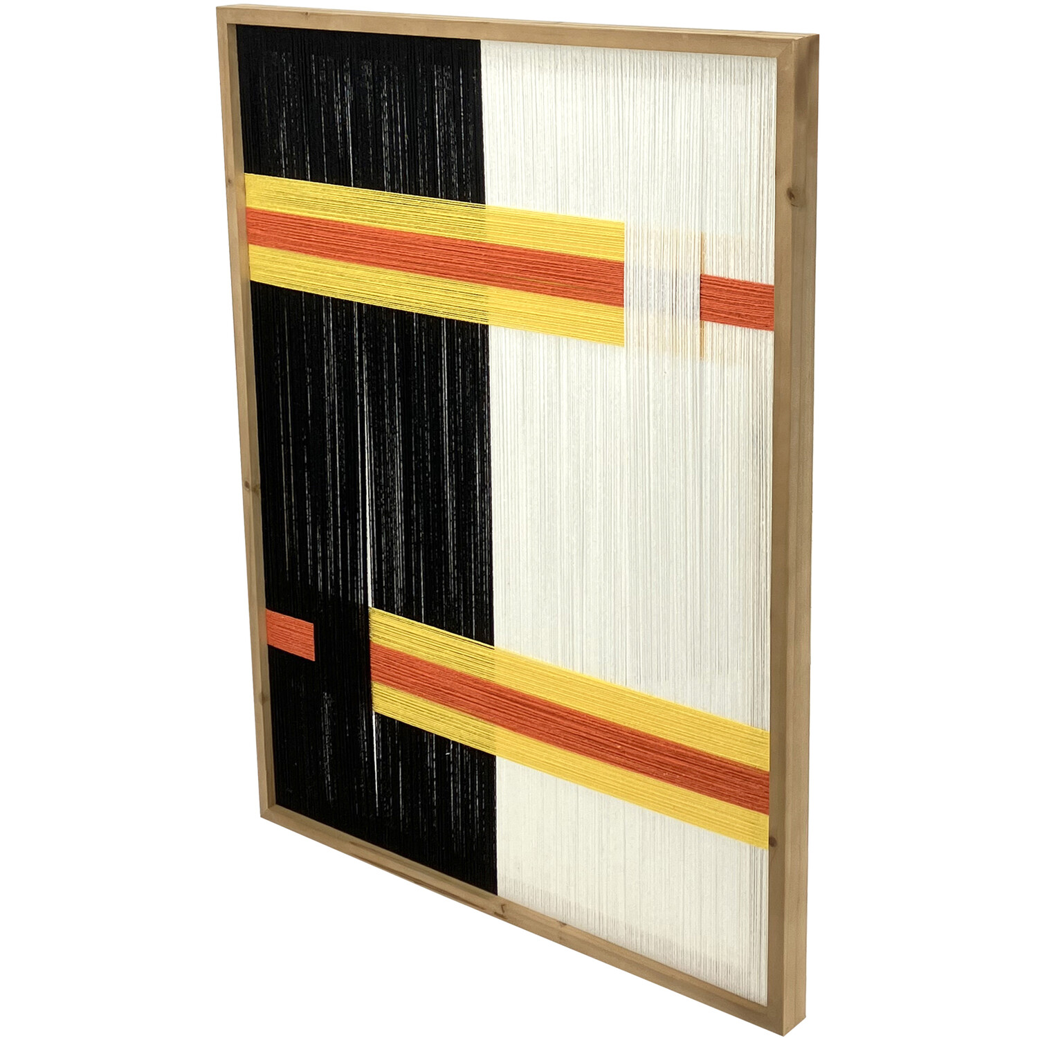 Abstract Woven Modern Framed Art Assorted Image 4