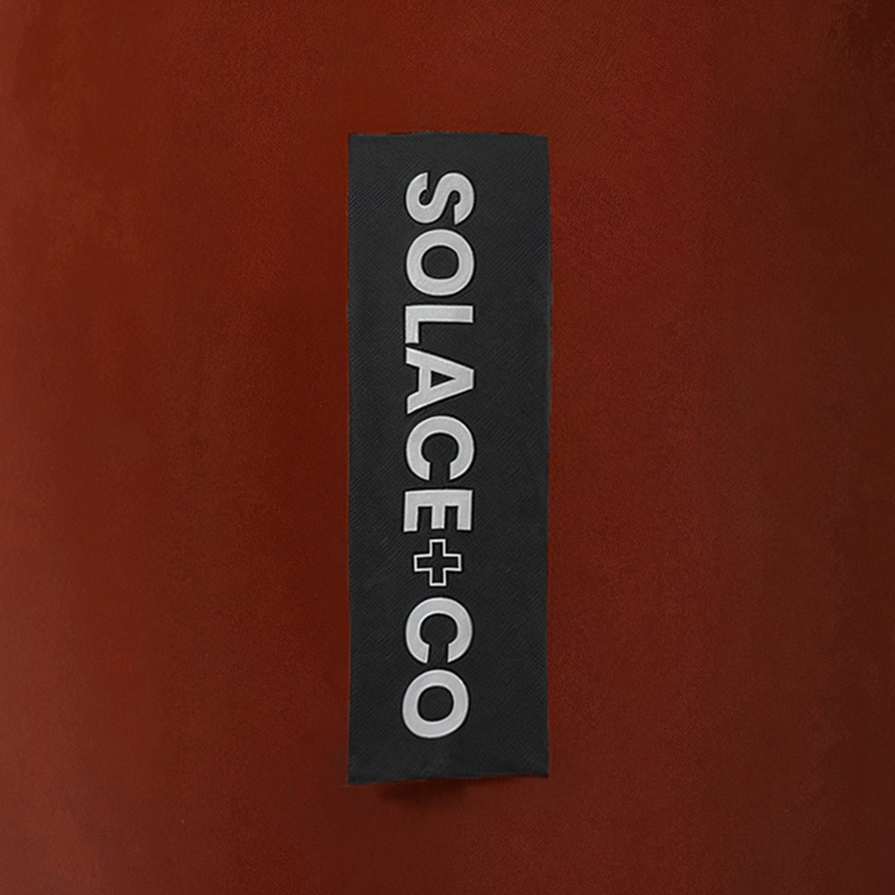 Solace+Co Mika Double Burnt Orange Velvet Ottoman Bed Image 7