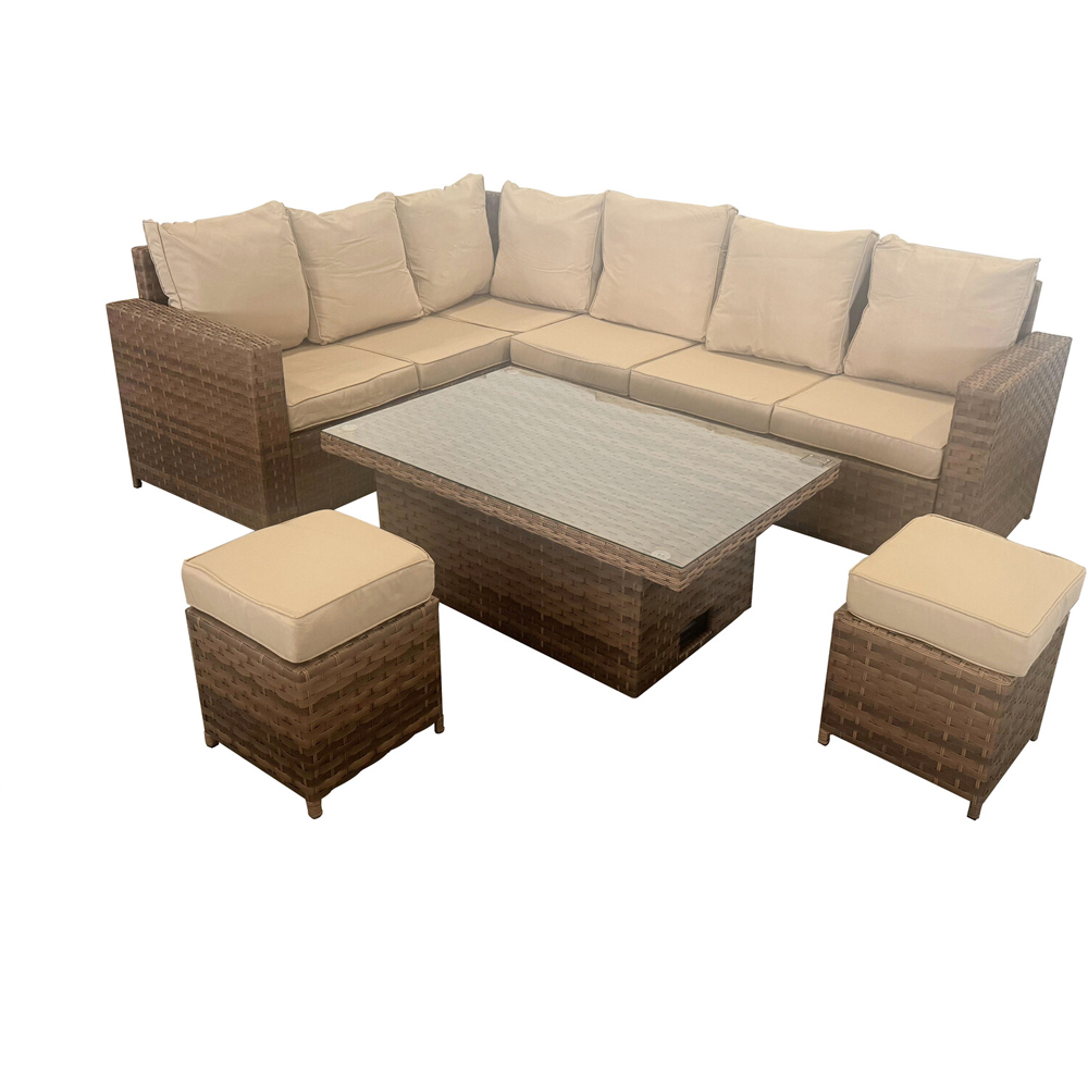 Carolina Adjustable Table Set  - Dark Brown Image 3