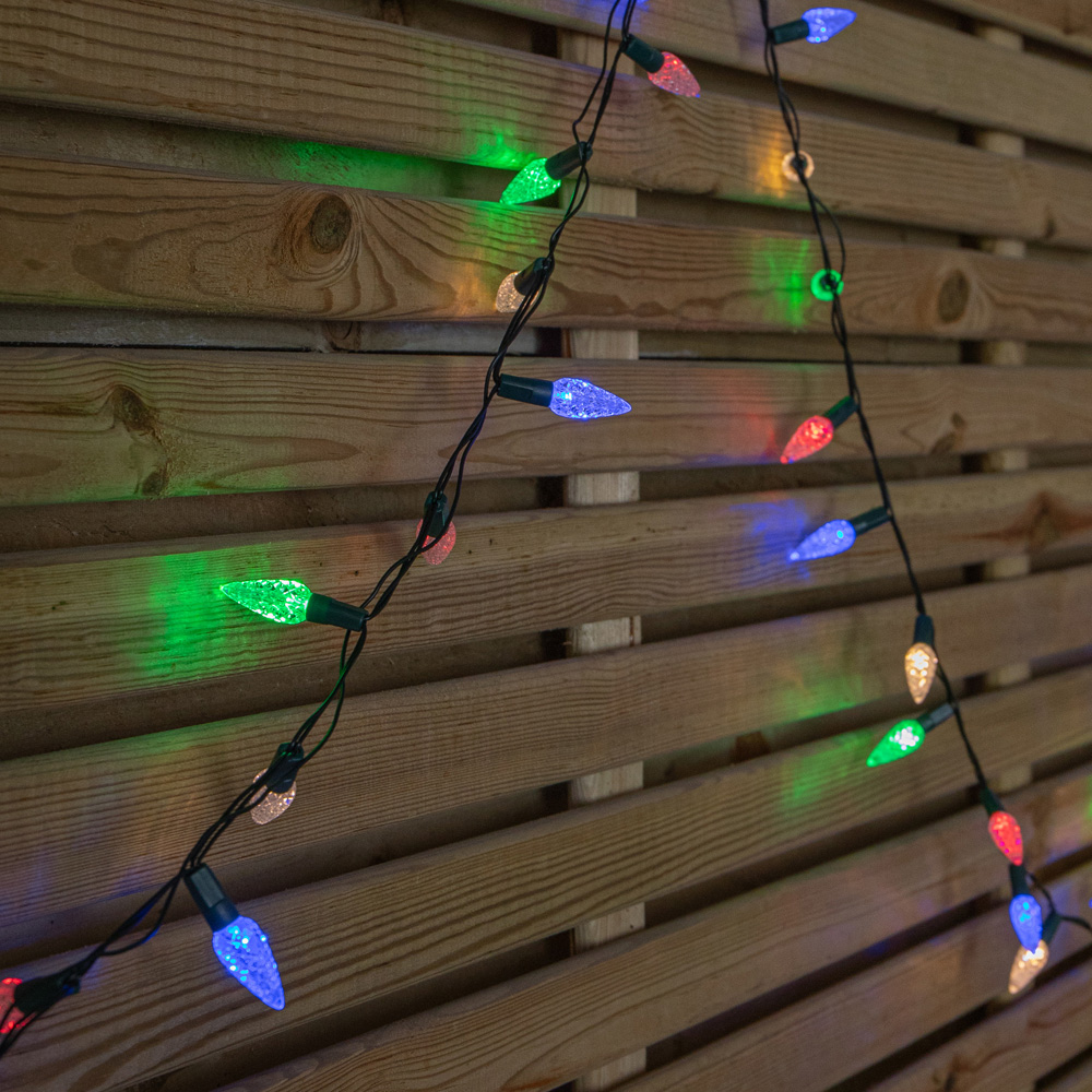 Samuel Alexander 300 Multicoloured LED Multi-Action Pinecone Christmas Lights 15m Image 6