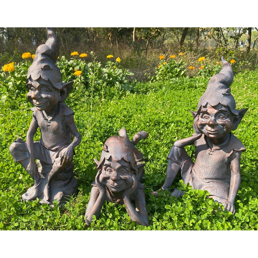 Inspirational Gifting Perching on a Stone Polystone Resin Garden Ornament Image 6