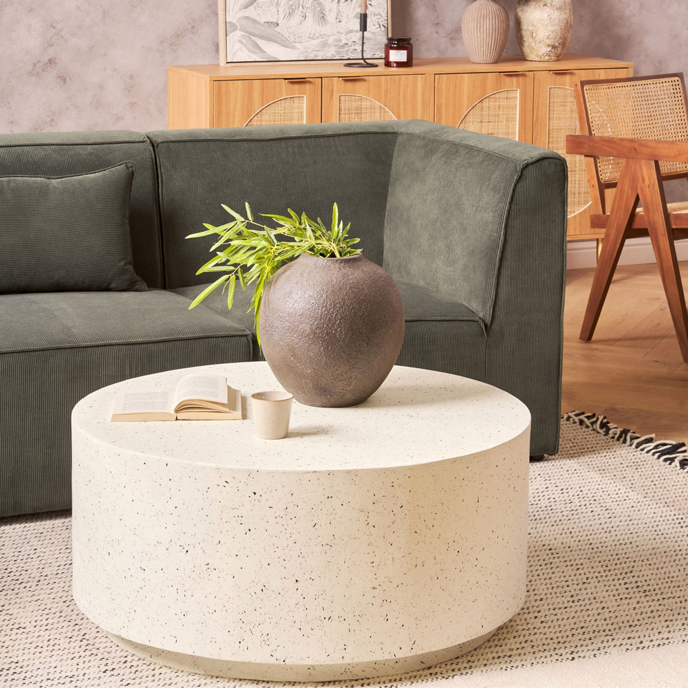 Desser Pedro Terrazzo Effect Round Coffee Table Image 4