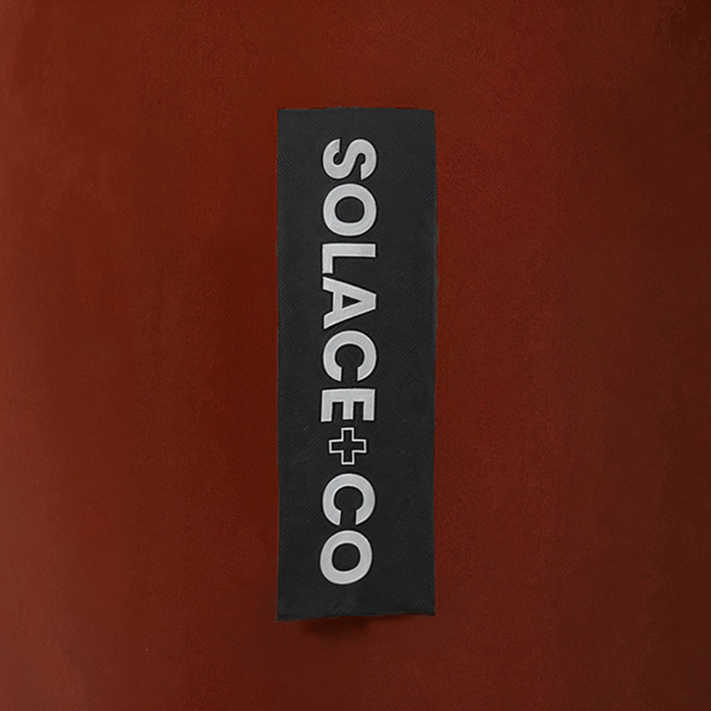 Solace+Co Maddox 4 Seater Orange Velvet Sofa Image 6